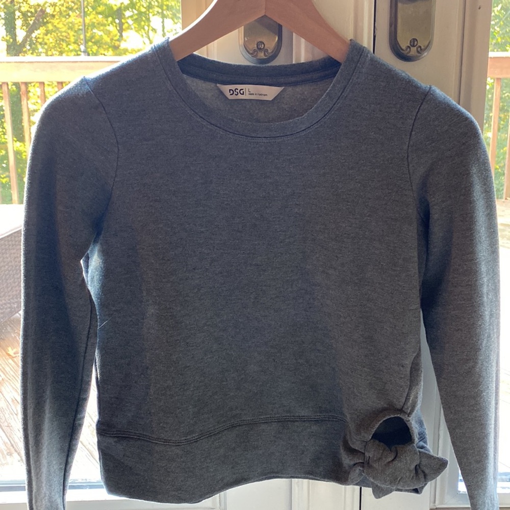 DSG long sleeve sweatshirt with knot detail